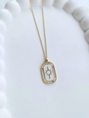 Çelik Gold Antik Kadın Kolye - Ancient