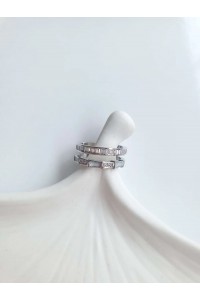 Vip Silver İki Sıralı Ayarlanabilir Yüzük