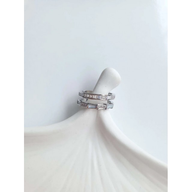 Vip Silver İki Sıralı Ayarlanabilir Yüzük Vip Silver İki Sıralı Ayarlanabilir Yüzük