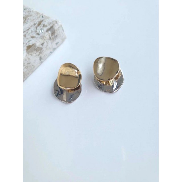 Vip Çift Renkli Kadın Küpe