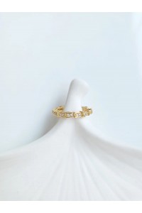 Vip Gold Taşlı Ayarlanabilir Yüzük