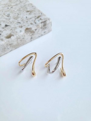 Vip Çift Renkli Küpe