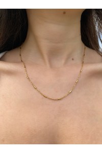 Çelik Gold İnce Zarif Kadın Zincir Kolye