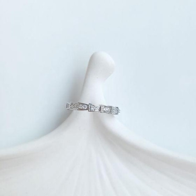 Vip Silver Taşlı Ayarlanabilir Kadın Yüzük