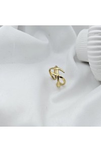 Çelik Gold Ayarlanabilir Yüzük