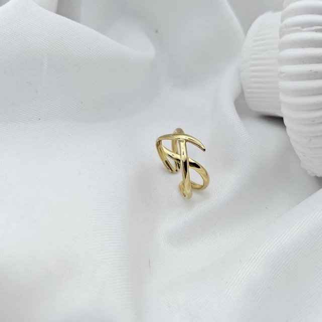 Çelik Gold Ayarlanabilir Yüzük Çelik Gold Ayarlanabilir Yüzük