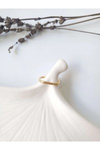 Çelik Gold Zarif İnce Yüzük