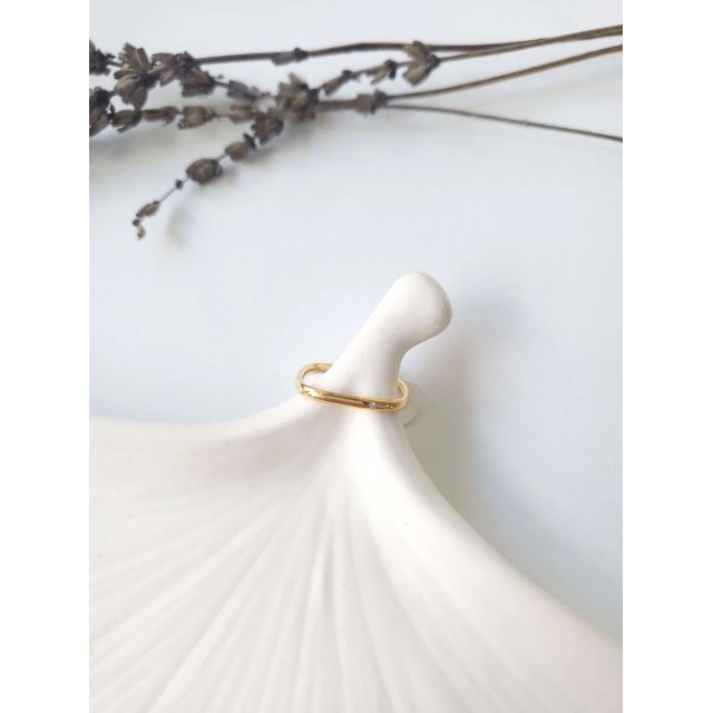 Çelik Gold Zarif İnce Yüzük Çelik Gold Zarif İnce Yüzük