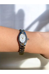 Kadın İnce Kordonlu Vintage Metal Kasa Silver Kol Saati 4