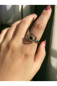 Kadın Altın-Gümüş Kaplama Kadın Zarif Yüzük