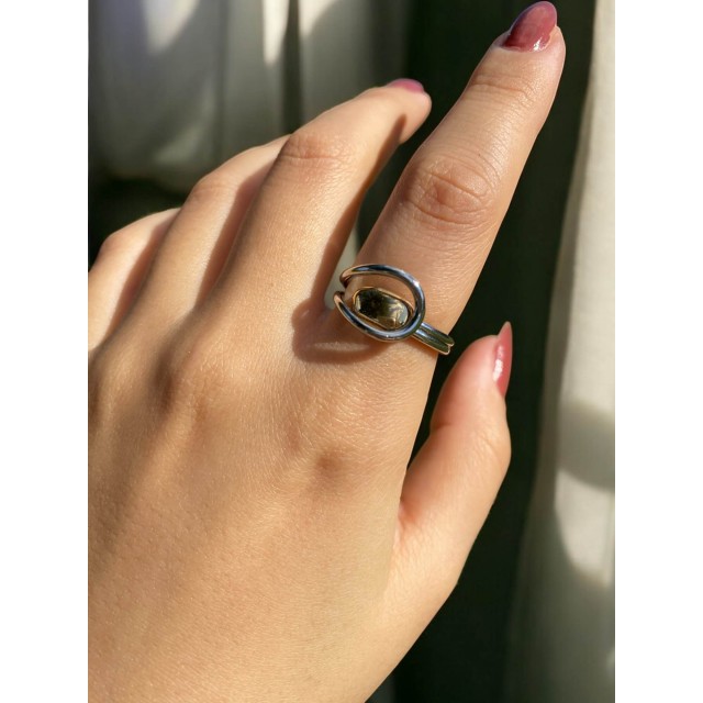 Kadın Altın-Gümüş Kaplama Kadın Zarif Yüzük