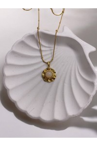 Vintage Taşlı Kadın Kolye