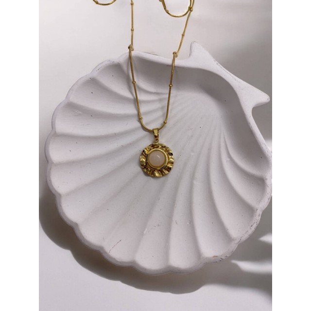 Vintage Taşlı Kadın Kolye