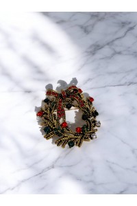 Yılbaşı Taşlı Broş
