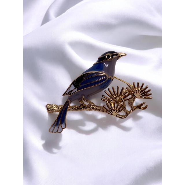 Kuş Detaylı Broş Kuş Detaylı Broş