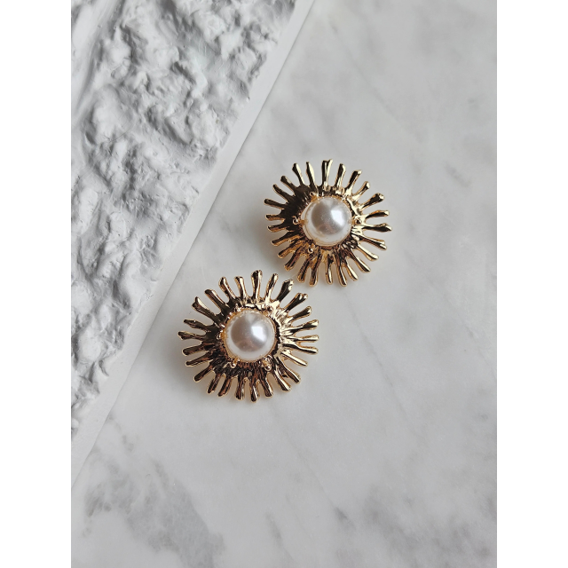 Vip İncili Güneş Küpe Vip İncili Güneş Küpe