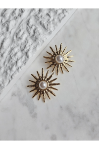 Vip İncili Güneş Küpe 2