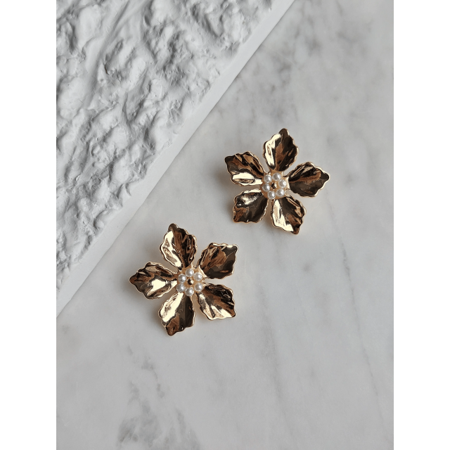 Vip Zarif Çiçek Küpe