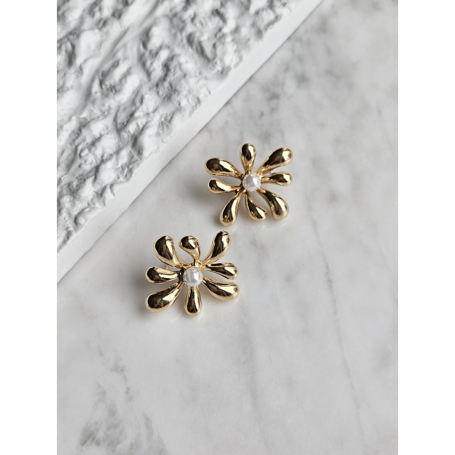 Vip İnci Detaylı Küpe -2