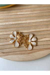 Vintage Gold Çiçek Küpe Vintage Gold Çiçek Küpe