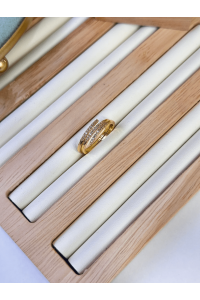 Ayalanabilir Üç Sıra Taşlı Yüzük