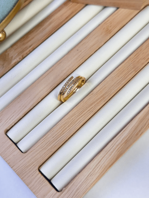 Ayalanabilir Üç Sıra Taşlı Yüzük Ayalanabilir Üç Sıra Taşlı Yüzük