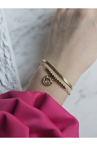 Çift Sıra Çelik Bileklik