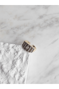 Ayarlanabilir Taşlı Vip Yüzük