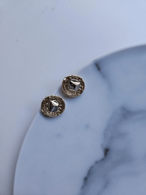 Çift Renk Vintage Küpe