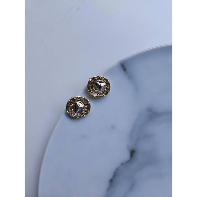 Çift Renk Vintage Küpe