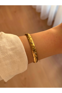 Beyaz Taşlı Güneş ve Ay Motifli Bileklik