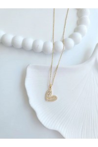 Çelik Gold Kalp Kadın Kolye - Golden Heart Çelik Gold Kalp Kadın Kolye - Golden Heart
