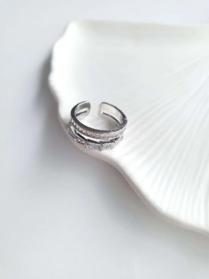 Vip Silver İki Sıralı Ayarlanabilir Yüzük Vip Silver İki Sıralı Ayarlanabilir Yüzük