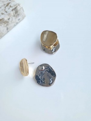 Vip Çift Renkli Kadın Küpe