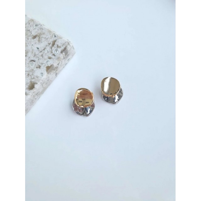 Vip Çift Renkli Kadın Küpe