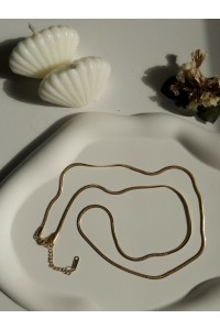 Çelik Uzun Italyan Zincir Kadın Kolye-altın Italian Chain - Gold