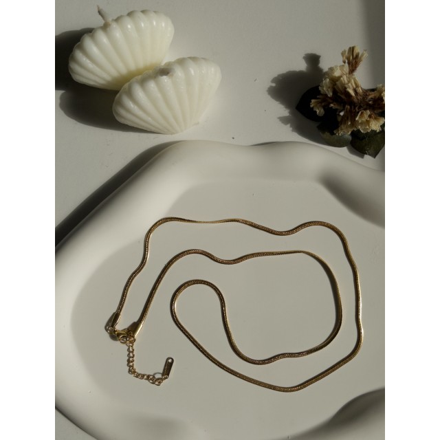 Çelik Uzun Italyan Zincir Kadın Kolye-altın Italian Chain - Gold