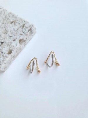 Vip Çift Renkli Küpe