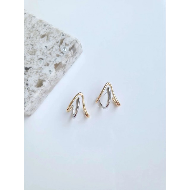 Vip Çift Renkli Küpe