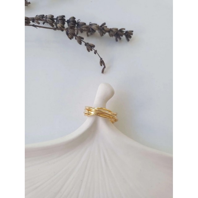 Çelik Gold Fashion Ayarlanabilir Yüzük Çelik Gold Fashion Ayarlanabilir Yüzük