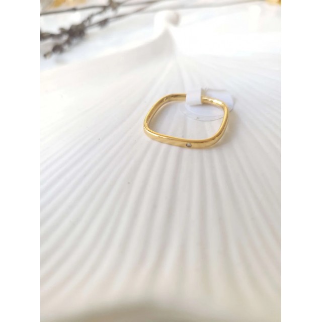 Çelik Gold Zarif İnce Yüzük Çelik Gold Zarif İnce Yüzük