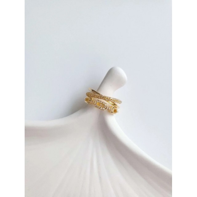 Vip Gold Ayarlanabilir Zincir Yüzük