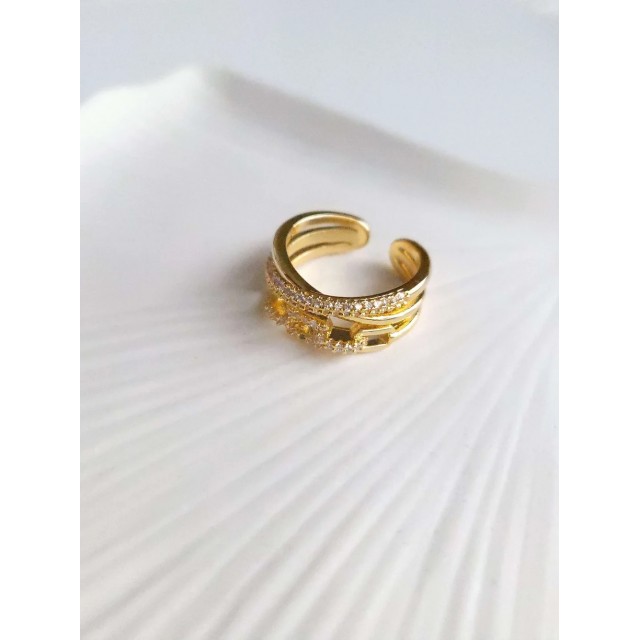 Vip Gold Ayarlanabilir Zincir Yüzük