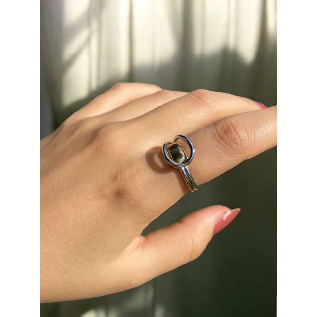 Kadın Altın-Gümüş Kaplama Kadın Zarif Yüzük