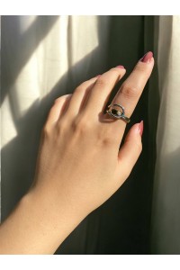 Kadın Altın-Gümüş Kaplama Kadın Zarif Yüzük