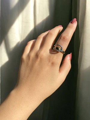 Kadın Altın-Gümüş Kaplama Kadın Zarif Yüzük