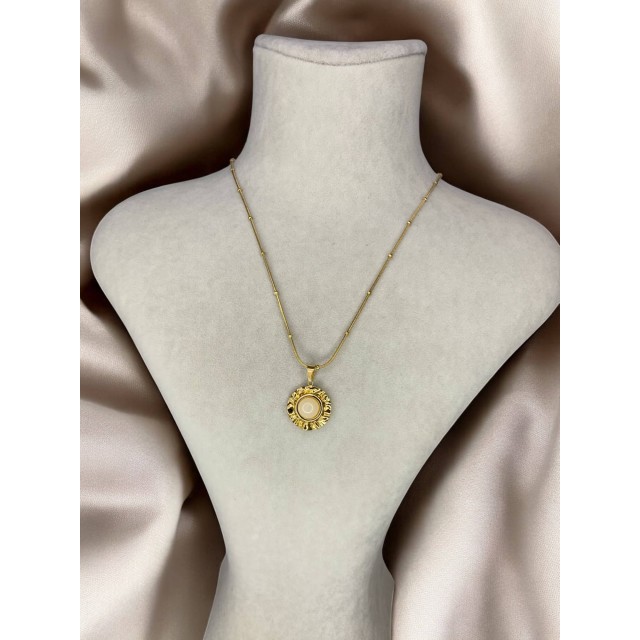 Vintage Taşlı Kadın Kolye