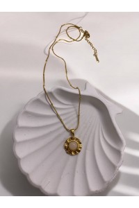 Vintage Taşlı Kadın Kolye