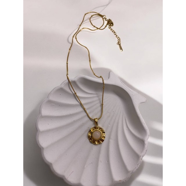 Vintage Taşlı Kadın Kolye