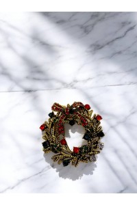 Yılbaşı Taşlı Broş